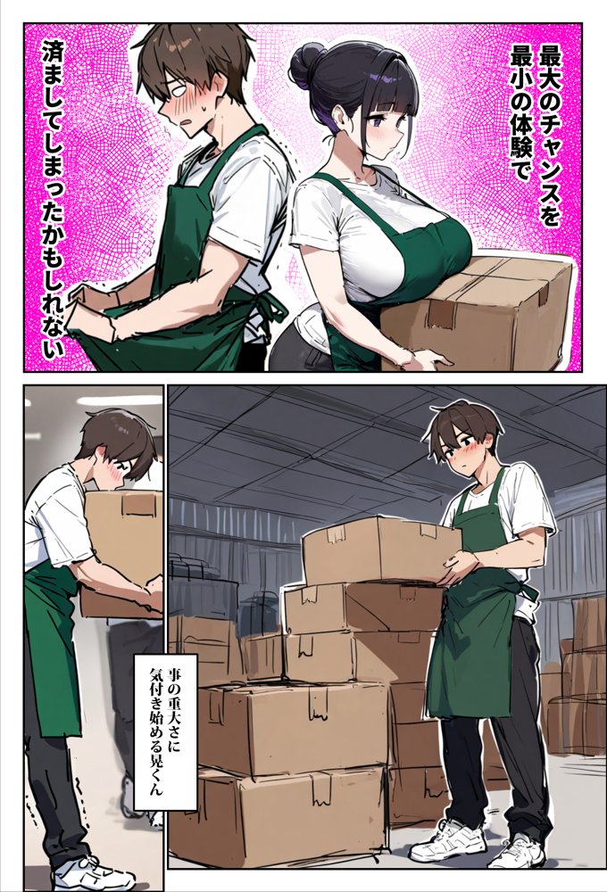 バ先のパート主婦（28）に非モテ童貞の僕がイかされ続けた結果・・・【エロマンガールズ】