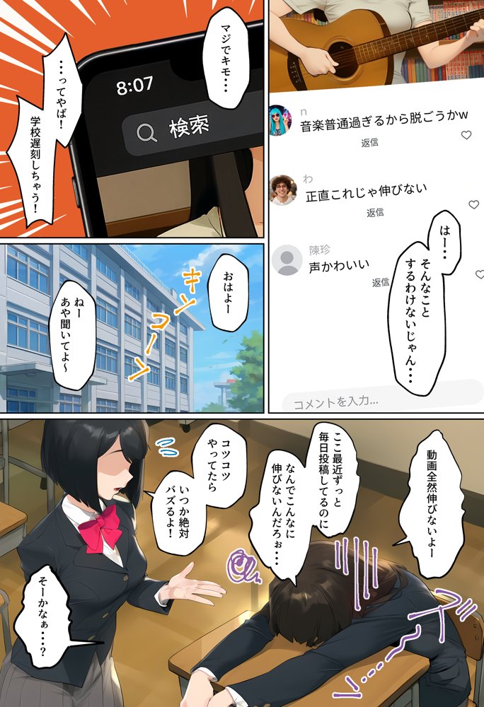 【裏実話】承認欲求に負けた歌好き陰キャkana.（18）、エロ垢転生で担任に身バレ→人生終了のお知らせ?（＾o＾）/www【実話本舗】