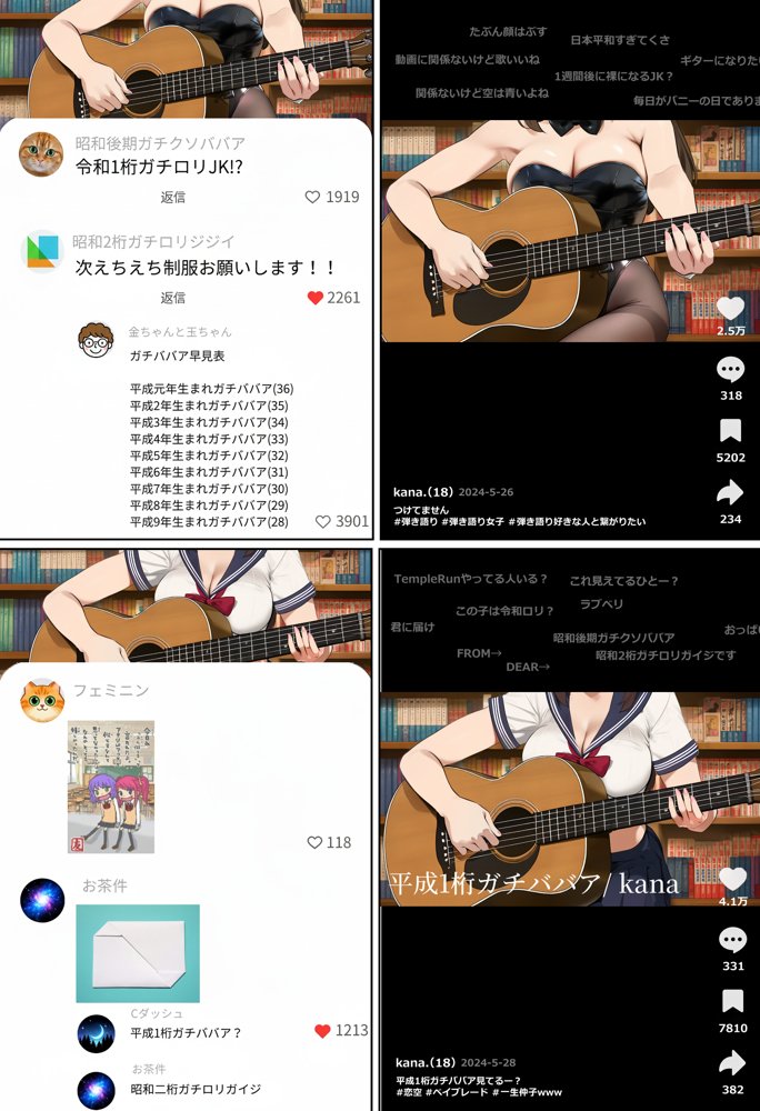 【裏実話】承認欲求に負けた歌好き陰キャkana.（18）、エロ垢転生で担任に身バレ→人生終了のお知らせ?（＾o＾）/www【実話本舗】
