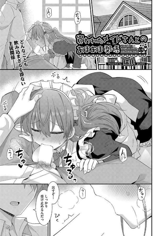買われたメイドさんとのあまあま関係