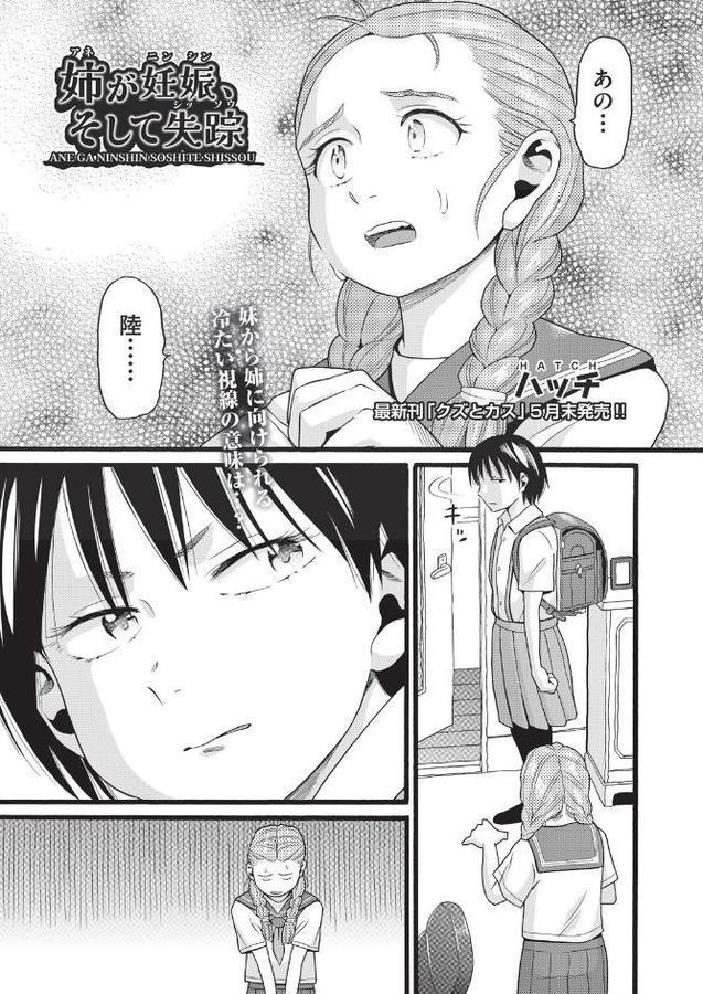 姉が妊娠、そして失踪