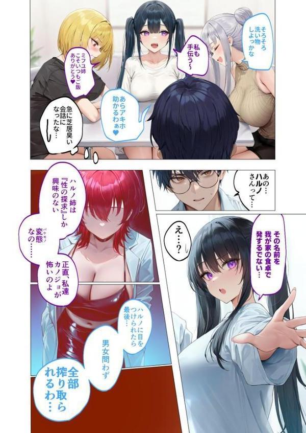 真夏のビッチな姉妹ハーレム 〜オ○ニー中毒ギャル達の家庭教師になった俺〜 第6話 モザイク版【ラビットフット】