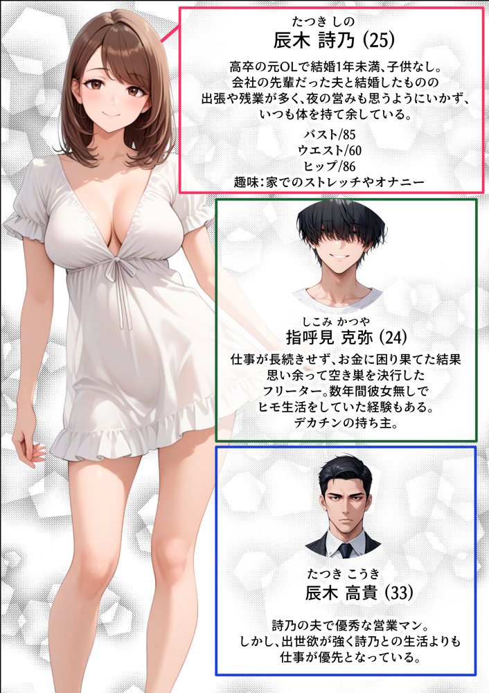 ただ空き巣に入っただけのはずが欲求不満な人妻を堕とすことになった話〜盗んだのは物ではなく躰でした〜【ラブ熟】