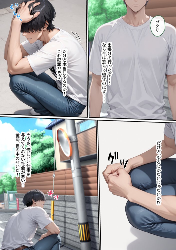 ただ空き巣に入っただけのはずが欲求不満な人妻を堕とすことになった話〜盗んだのは物ではなく躰でした〜【ラブ熟】