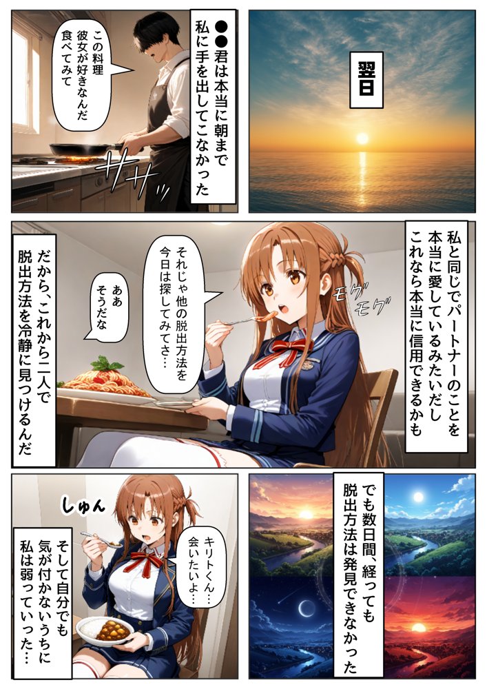セックスしないと出られない部屋《SA●アスナ》【【妹＆制服】大好き商店（byハマダ殿下）】