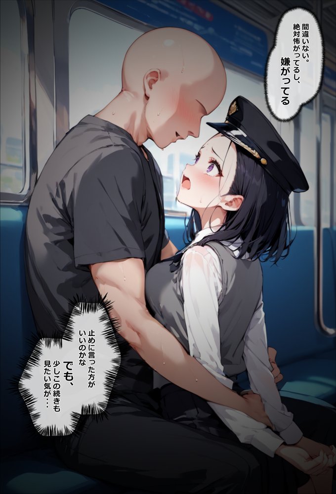 ヤリマンビッチを誰もいない車両に監禁して、死ぬほどハメ撮りした話〜中出し列車で働くビッチ〜【エロマンガールズ】