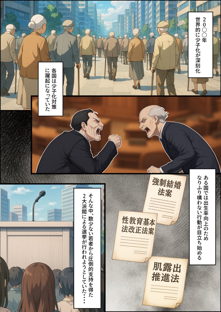 投票率99％！？寝取り派VS純愛派〜勝者の先に待つ日常〜【しゃる】