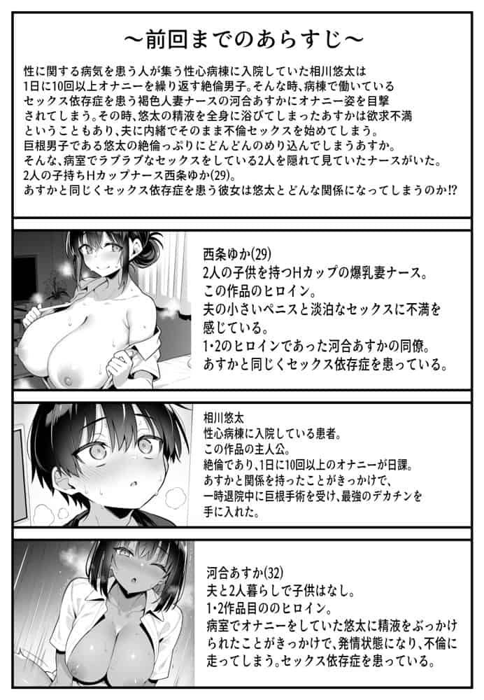 セックス依存症の人妻ナースは今日も性欲を我慢できない3