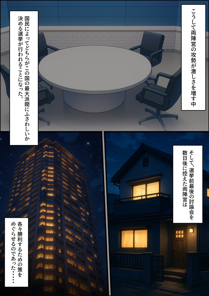投票率99％！？寝取り派VS純愛派〜勝者の先に待つ日常〜【しゃる】