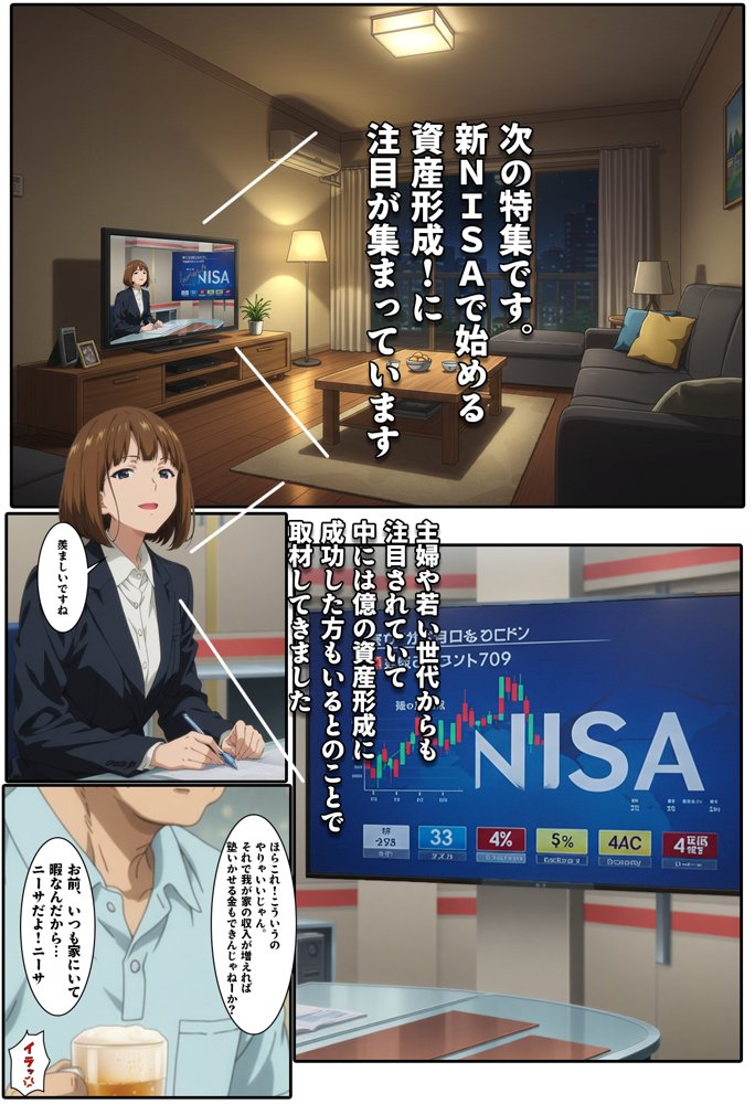 株を始めた人妻の三角保ち合い【BK】