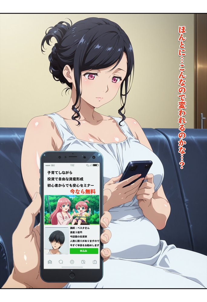 株を始めた人妻の三角保ち合い【BK】