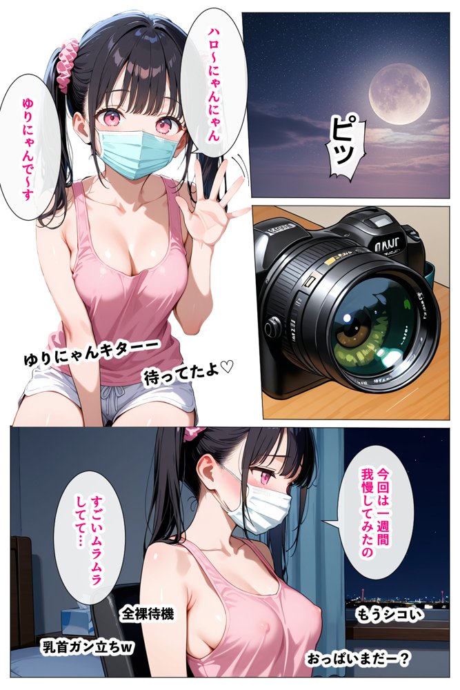 いつもノーブラのエチエチなお隣さんが実はセクシーなエロ配信者だった件【デリカリカ】