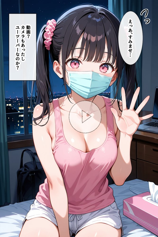 いつもノーブラのエチエチなお隣さんが実はセクシーなエロ配信者だった件【デリカリカ】