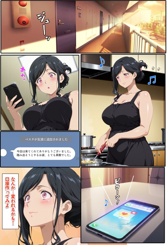 株を始めた人妻の三角保ち合い【BK】