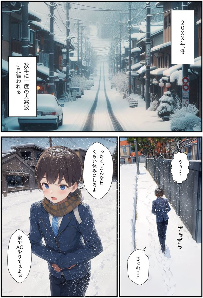 どSの幼馴染と大雪で校内ふたりきり