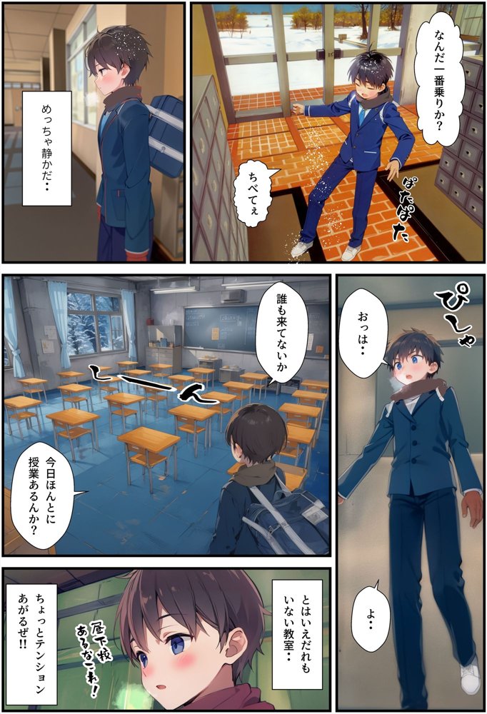 どSの幼馴染と大雪で校内ふたりきり