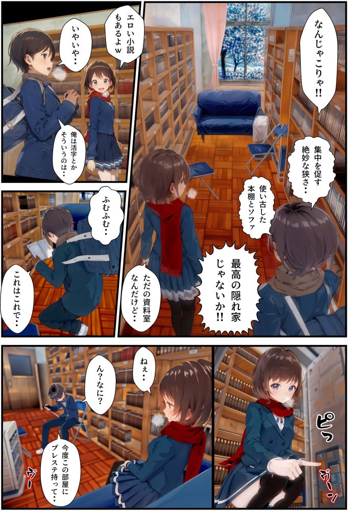 どSの幼馴染と大雪で校内ふたりきり