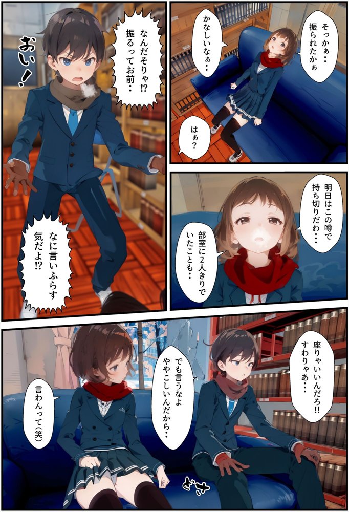 どSの幼馴染と大雪で校内ふたりきり