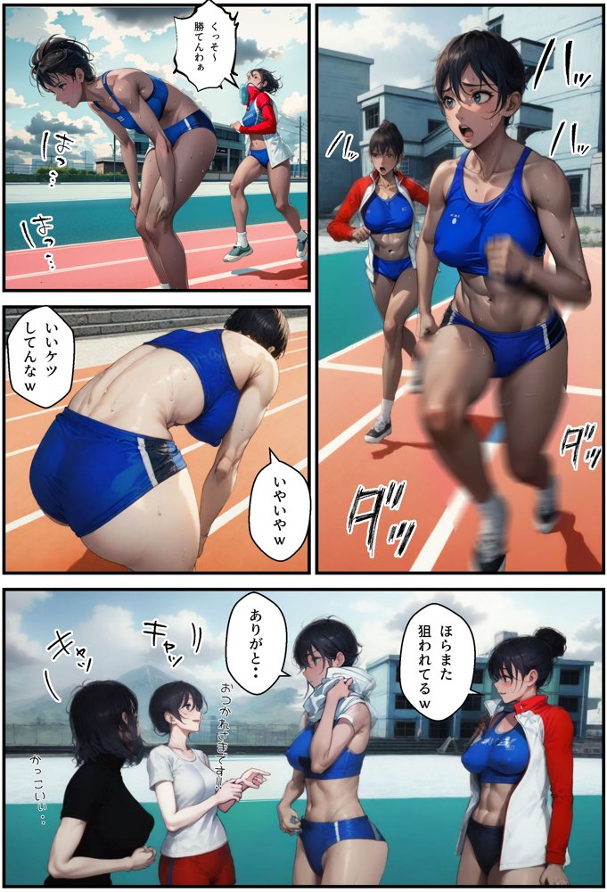 陸上女子と種付けマッサージ【アヤカシノイチ】