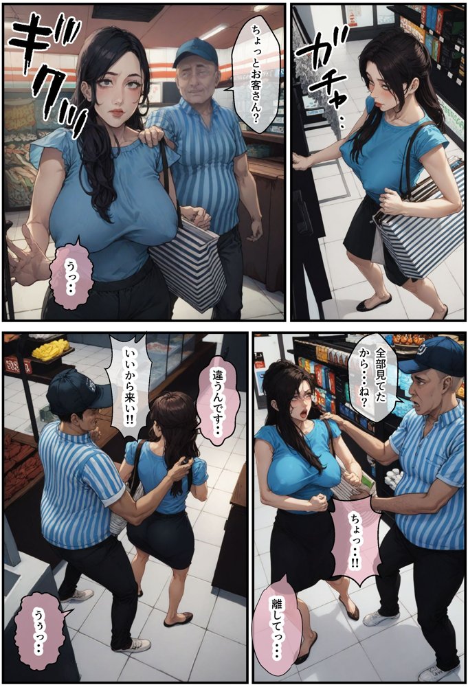 万引き熟女にお仕置き・・・熟れた肢体にわからせろ！【アヤカシノイチ】