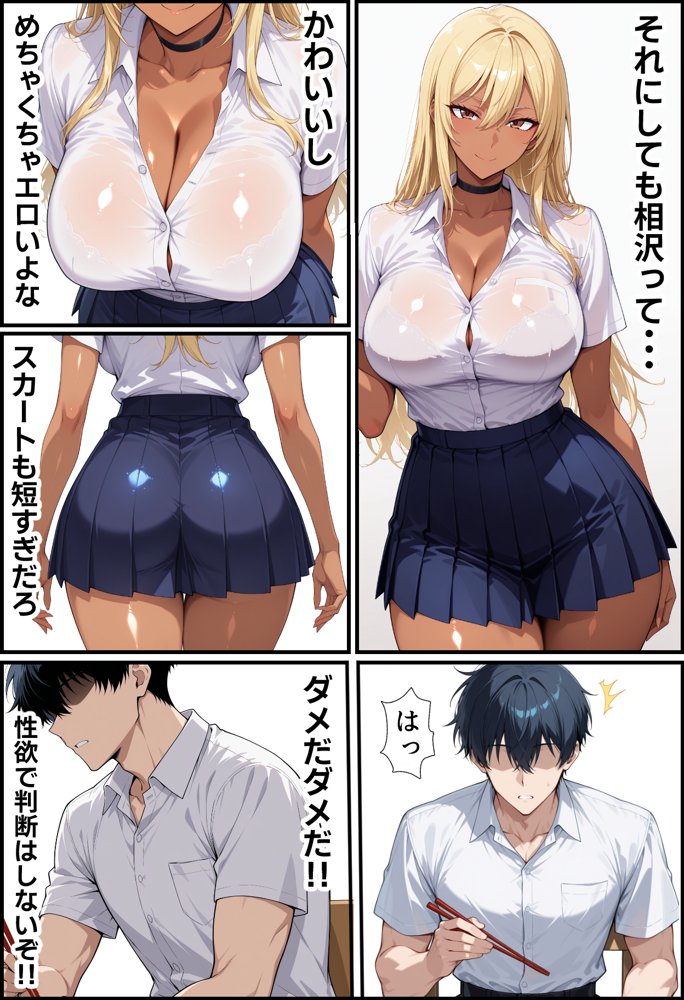 毎日通っている弁当屋の娘が同じクラスの黒ギャルだった話【無銘の戦士】