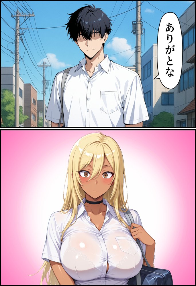 毎日通っている弁当屋の娘が同じクラスの黒ギャルだった話【無銘の戦士】