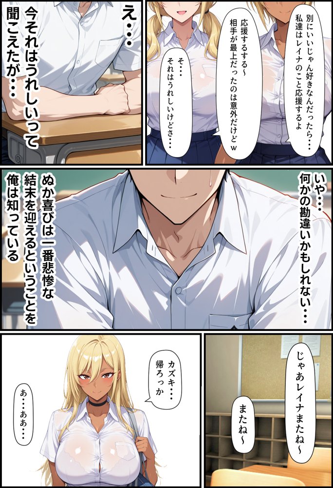 毎日通っている弁当屋の娘が同じクラスの黒ギャルだった話【無銘の戦士】