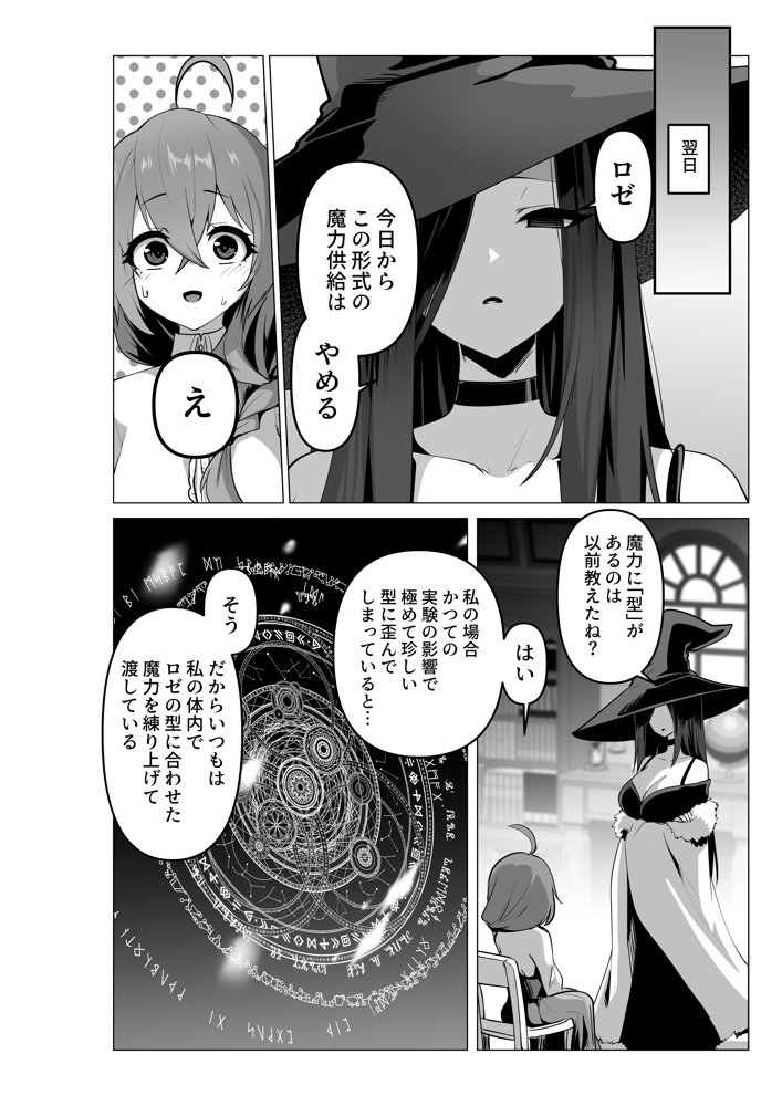 お師匠様、魔力をくださいっ！【箸置き】