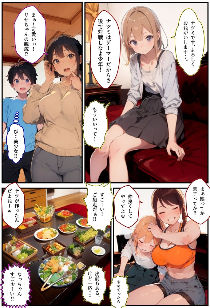 彼女のママと、その友人と【アヤカシノイチ】