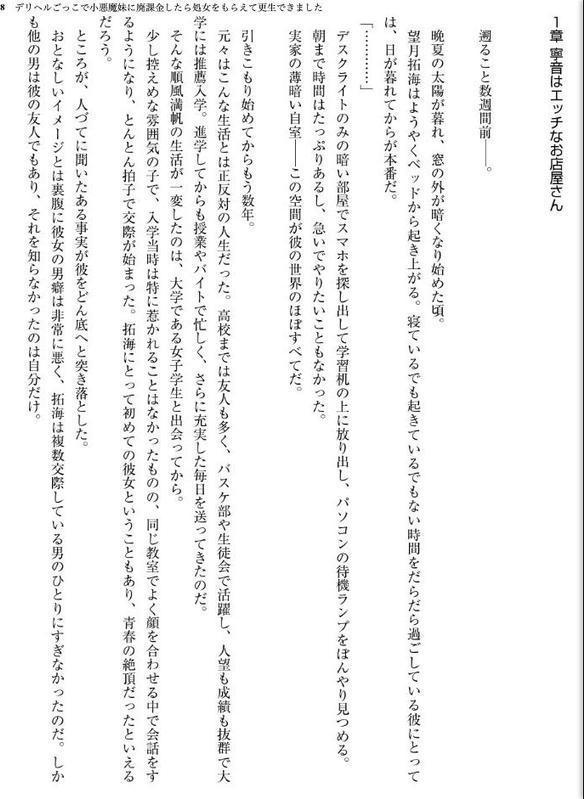 デリヘルごっこで小悪魔妹に廃課金したら処女をもらえて更生できました