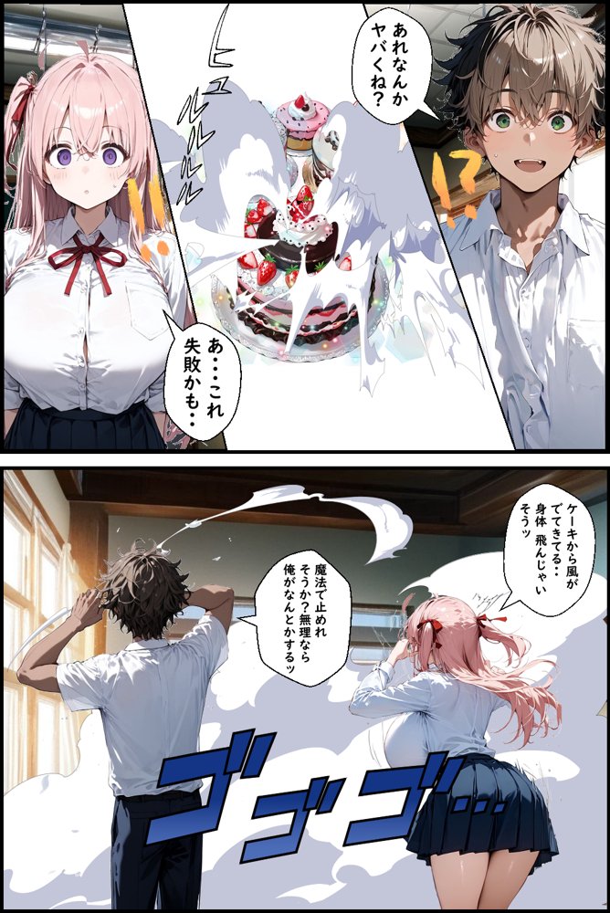 Hぷにんぐ  幼馴染魔法少女3人と魔法失敗でラッキースケベ連発のハーレム学園生活【むぎゅっと館】