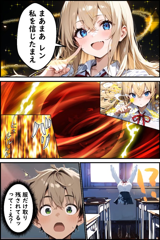 Hぷにんぐ  幼馴染魔法少女3人と魔法失敗でラッキースケベ連発のハーレム学園生活【むぎゅっと館】